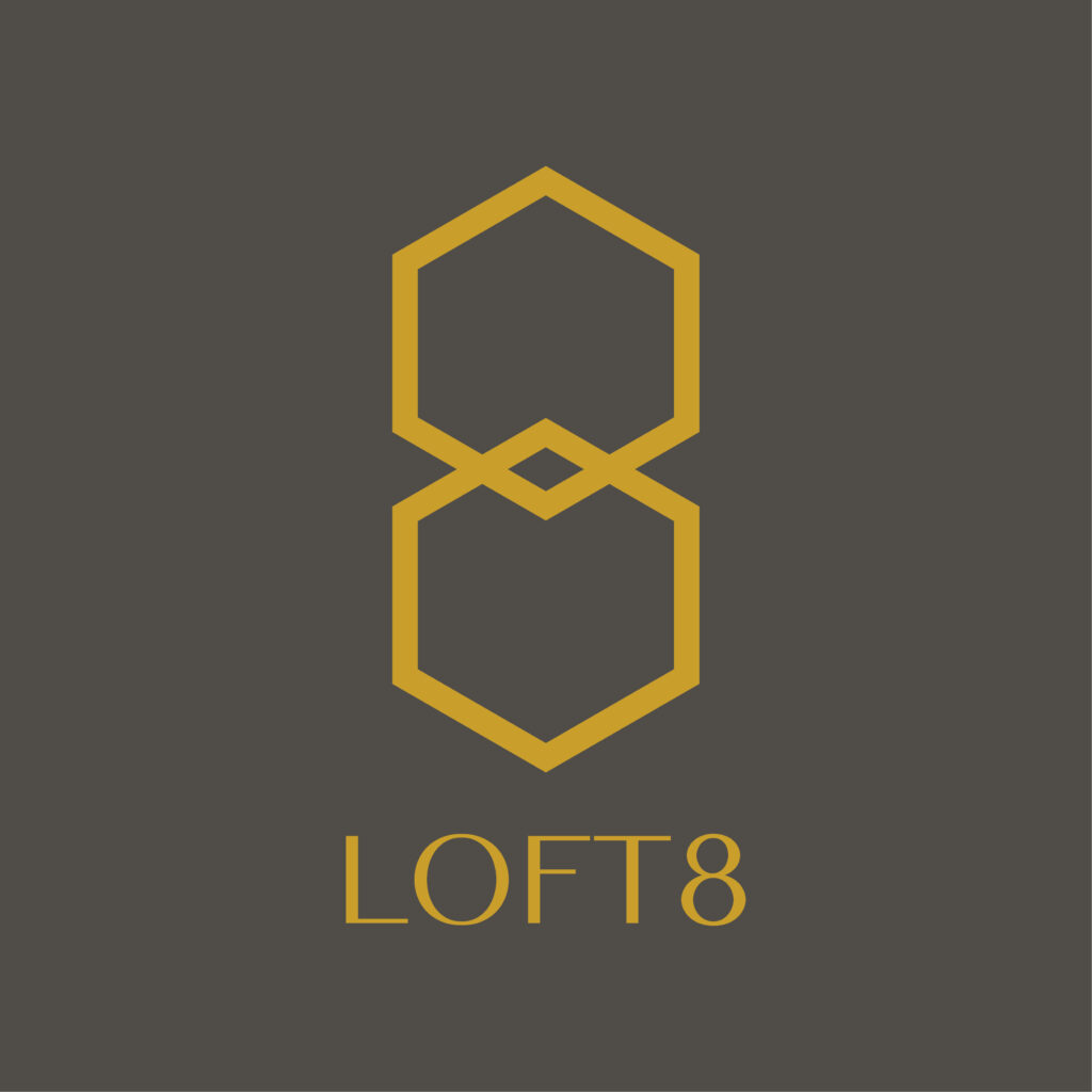 Loft 8 Property project logo design