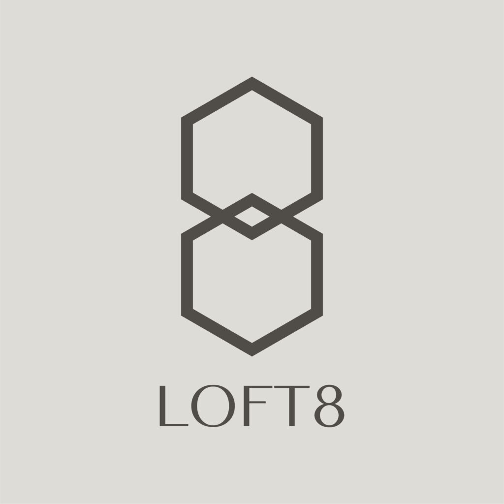 Loft 8 Property project logo design