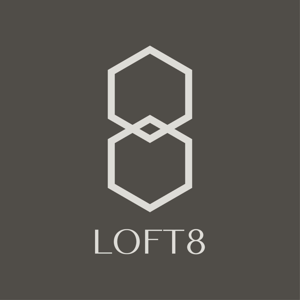 Loft 8 Property project logo design