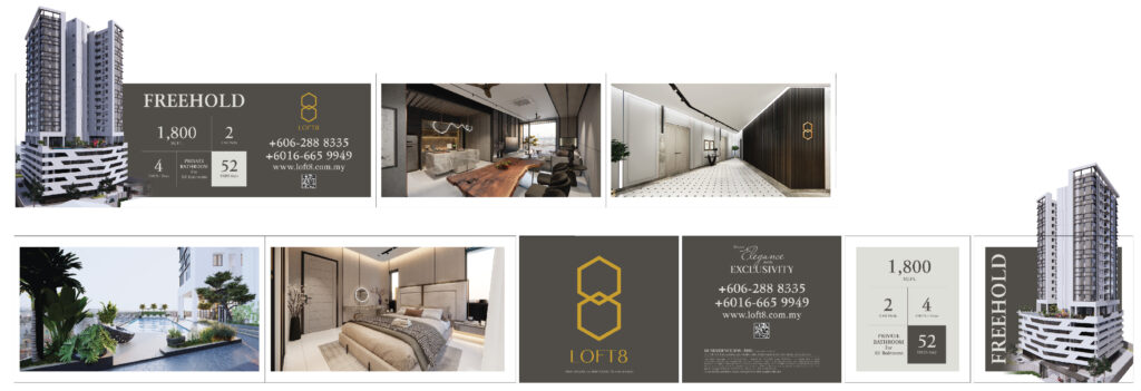 Lot 8 hoarding design at Kampung Lapan