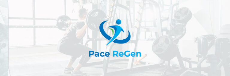 Pace ReGen health and recovery logo design
