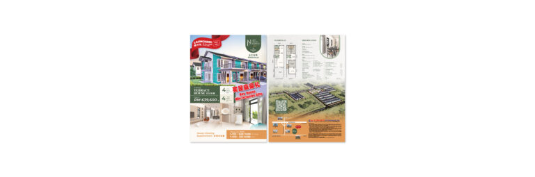 Freehold 2-storey terrace houses at Taman Nusa Impian flyer.