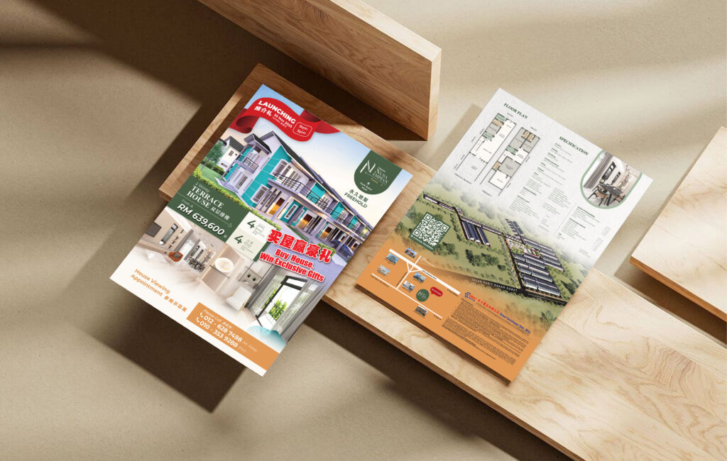 Taman Nusa Impian Flyer 2-storey terrace homes in Muar.