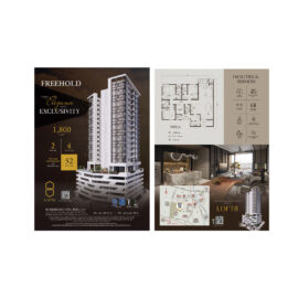 Interior design concept and city view at Loft 8