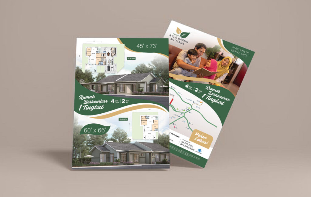 Taman Ayer Barok Mutiara Flyers homes.