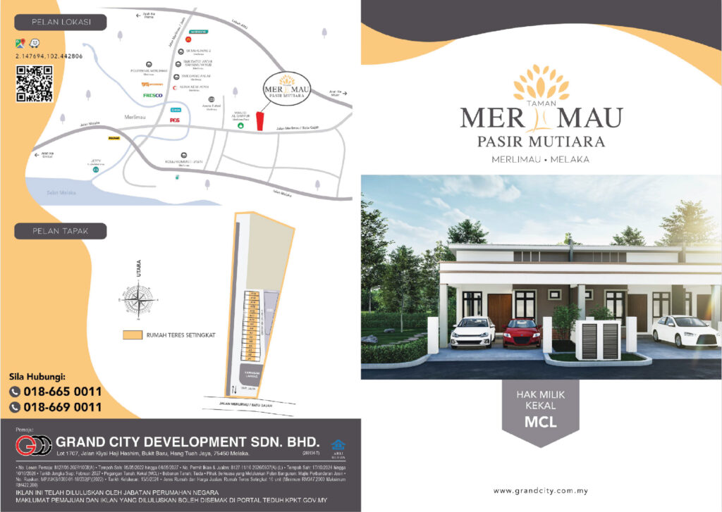 Modern homes in Merlimau Melaka