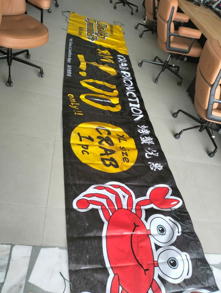 Yellow and Black Food Promotion Banner for Daddy Kitchen